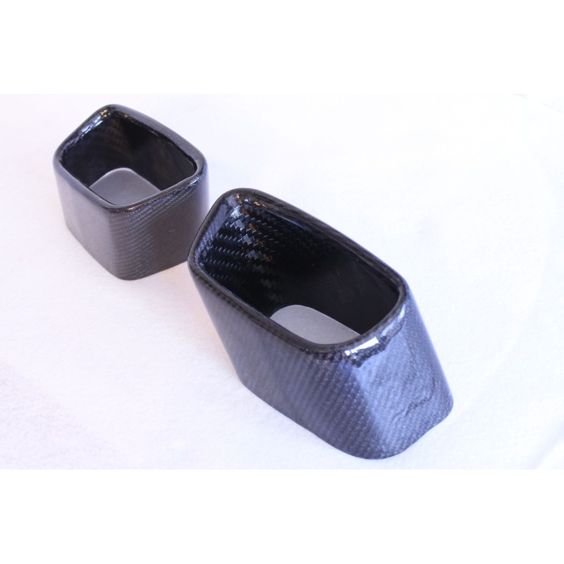 BMW X5 F15 X6 F16 Carbon Fiber Exhaust Muffler Tips Covers