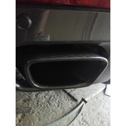 BMW X5 F15 X6 F16 Carbon Fiber Exhaust Muffler Tips Covers