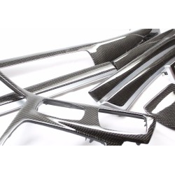 BMW F10 F11 5 Series Carbon Fiber Interior Dash Trim 2011 2012 2013 2014 2015 +